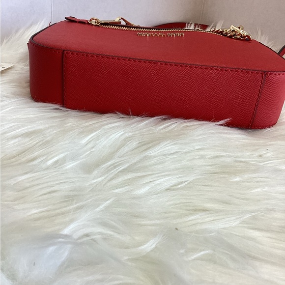 Michael Kors Bright Red Crossbody Leather NWT - Picture 7 of 7